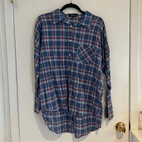 margot Tops - Margot- Plaid Long Sleeve